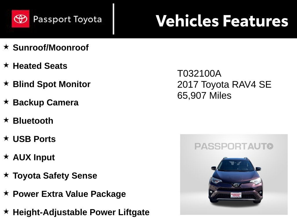 2017 Toyota RAV4 SE