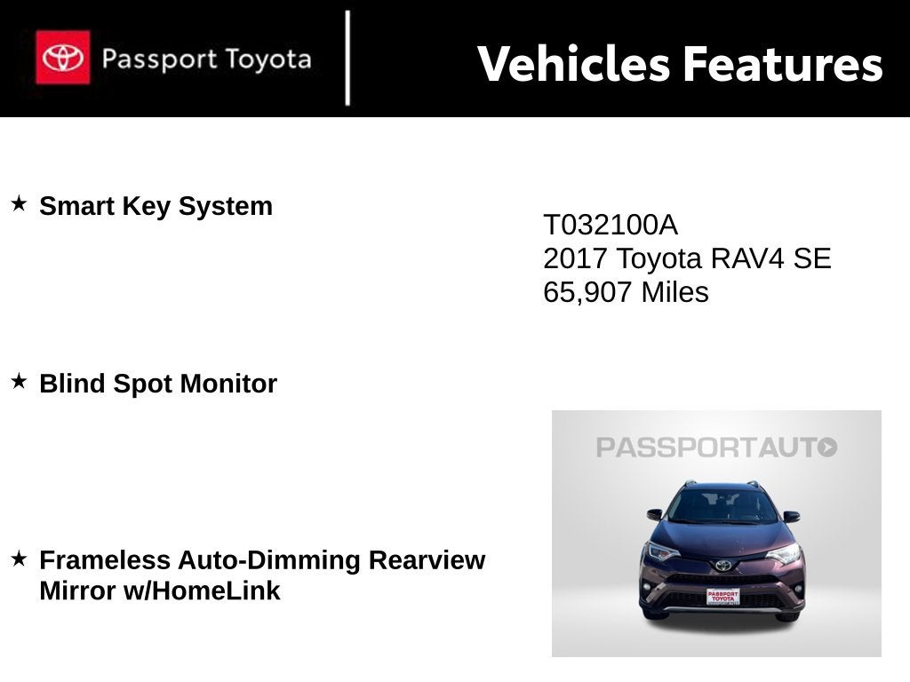 2017 Toyota RAV4 SE