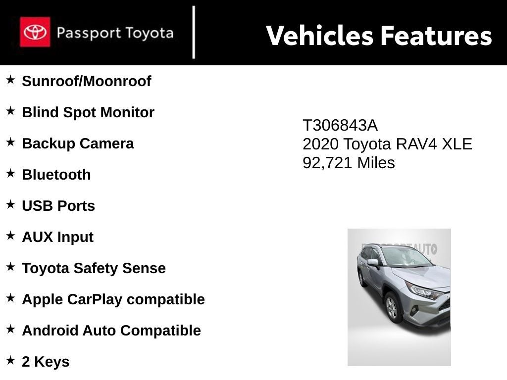 2020 Toyota RAV4 XLE