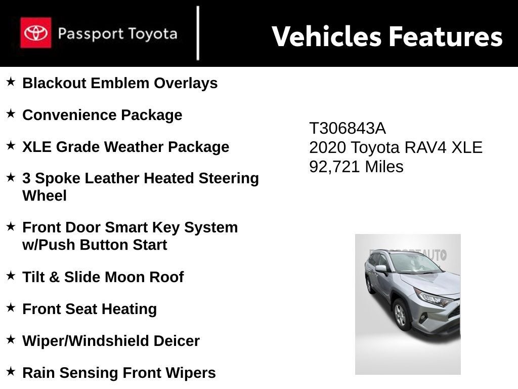 2020 Toyota RAV4 XLE