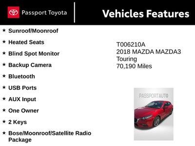 2018 Mazda Mazda3 Touring