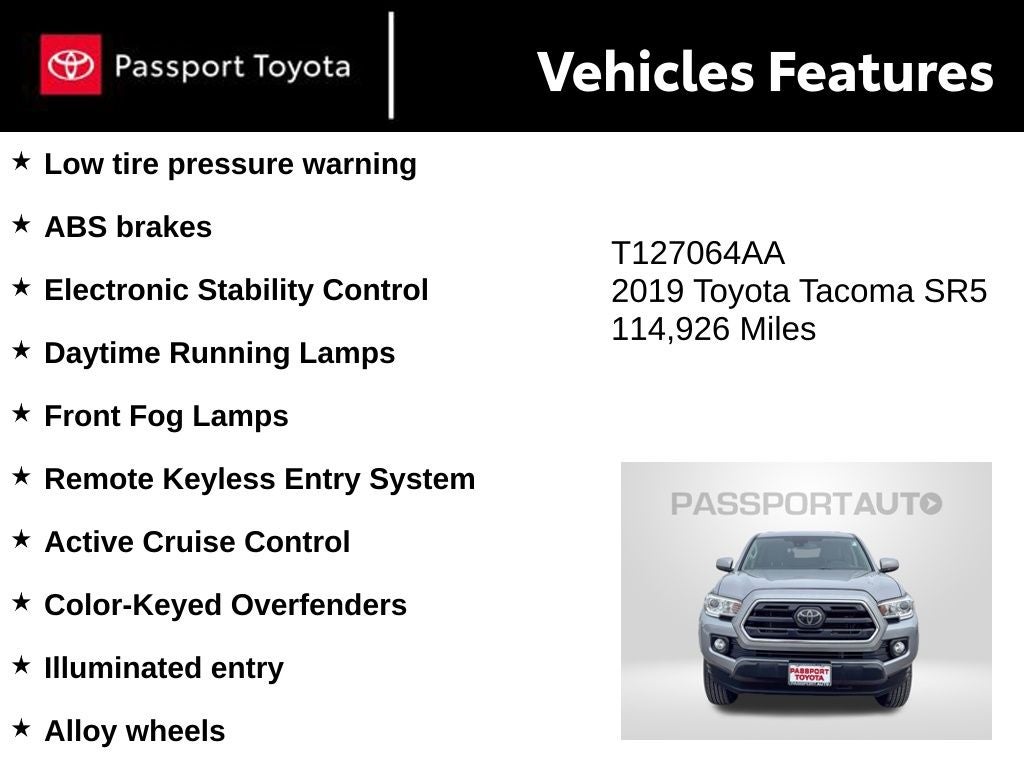 2019 Toyota Tacoma SR5 V6