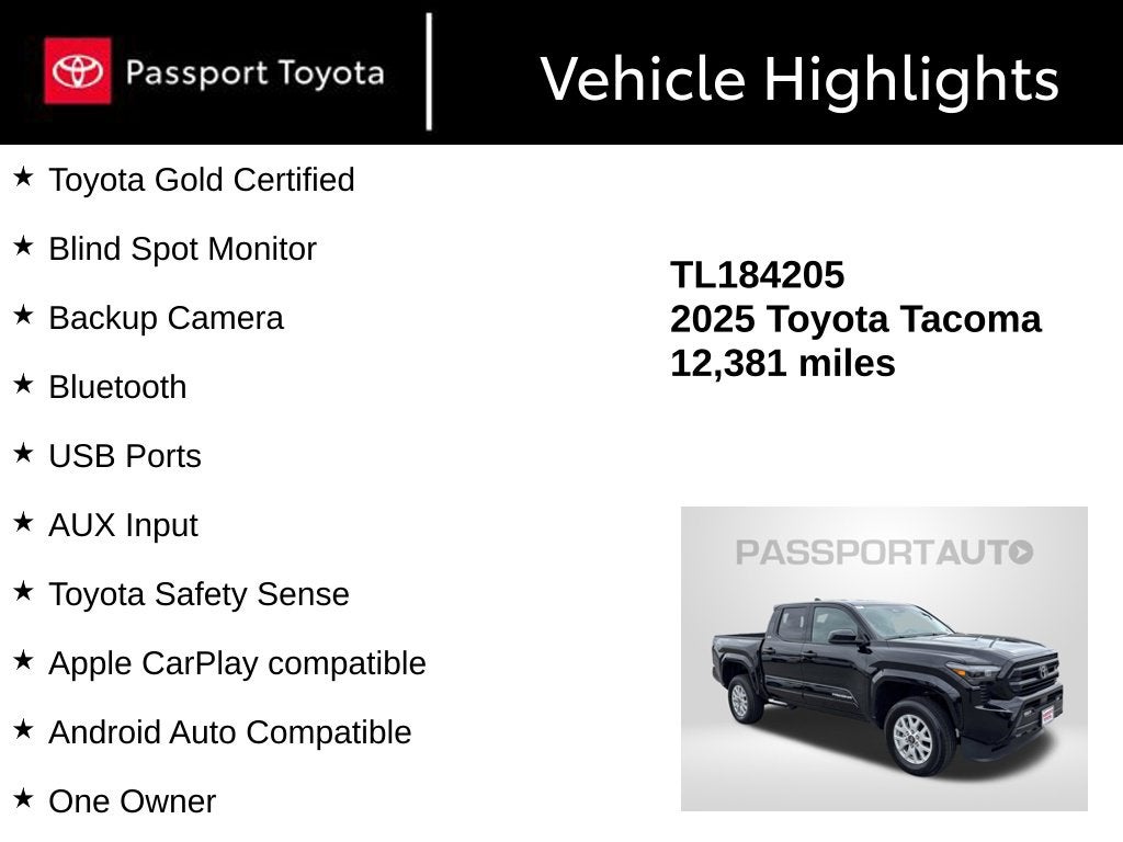 2025 Toyota Tacoma SR5