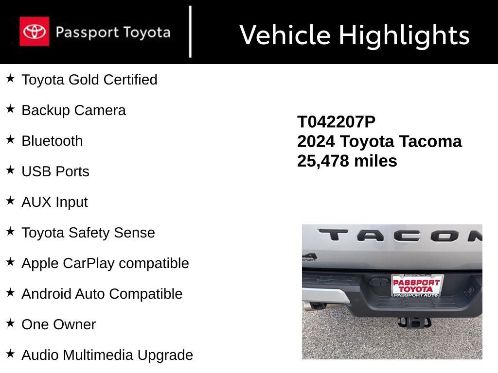 2024 Toyota Tacoma TRD Sport