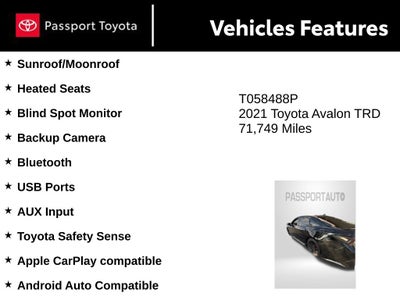 2021 Toyota Avalon TRD