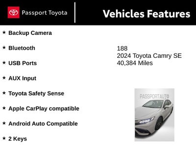 2024 Toyota Camry SE