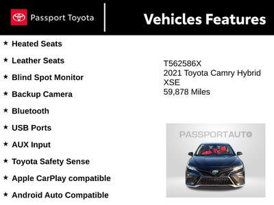 2021 Toyota Camry Hybrid XSE