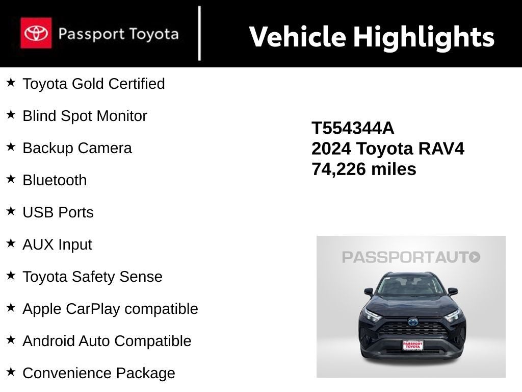 2024 Toyota RAV4 Hybrid XLE
