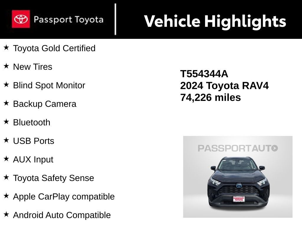 2024 Toyota RAV4 Hybrid XLE