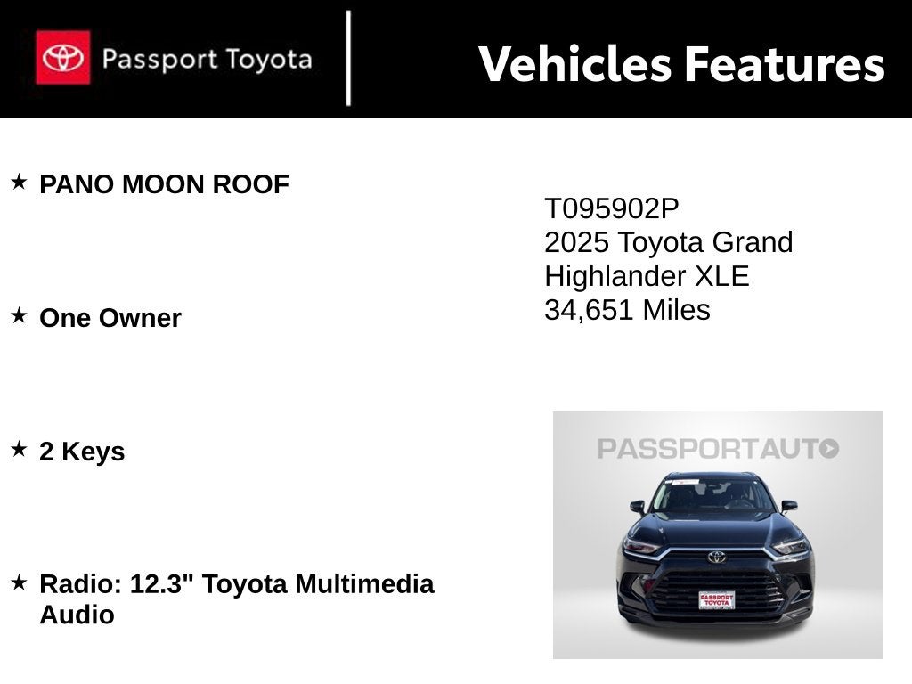 2025 Toyota Grand Highlander XLE