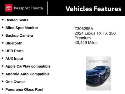 2024 Lexus TX 350 Premium