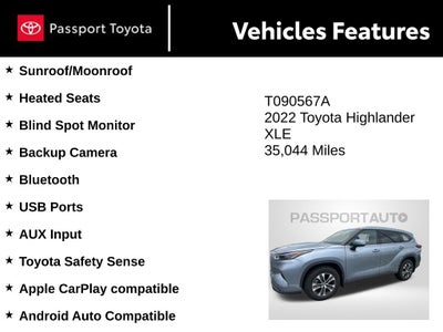 2022 Toyota Highlander XLE