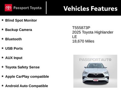 2025 Toyota Highlander LE