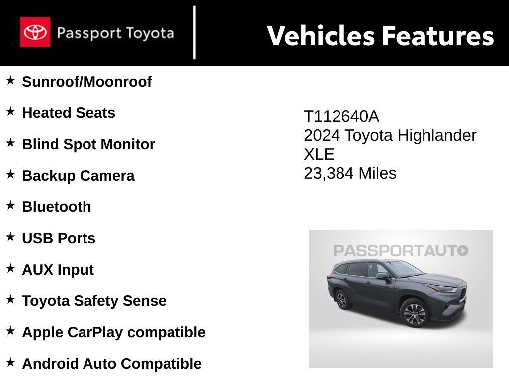 2024 Toyota Highlander XLE