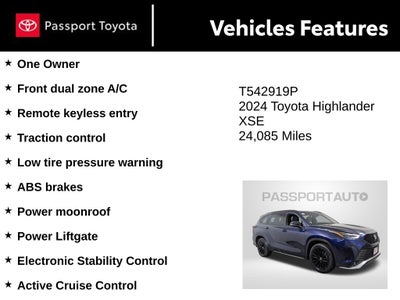 2024 Toyota Highlander XSE