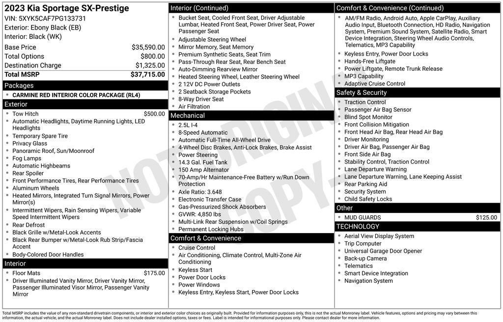 2023 Kia Sportage SX-Prestige