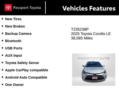 2025 Toyota Corolla LE