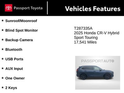 2025 Honda CR-V Hybrid Sport Touring