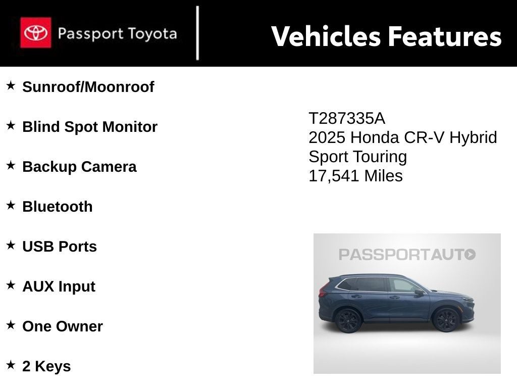 2025 Honda CR-V Hybrid Sport Touring