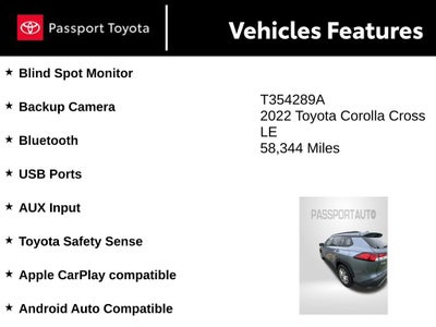 2022 Toyota Corolla Cross LE