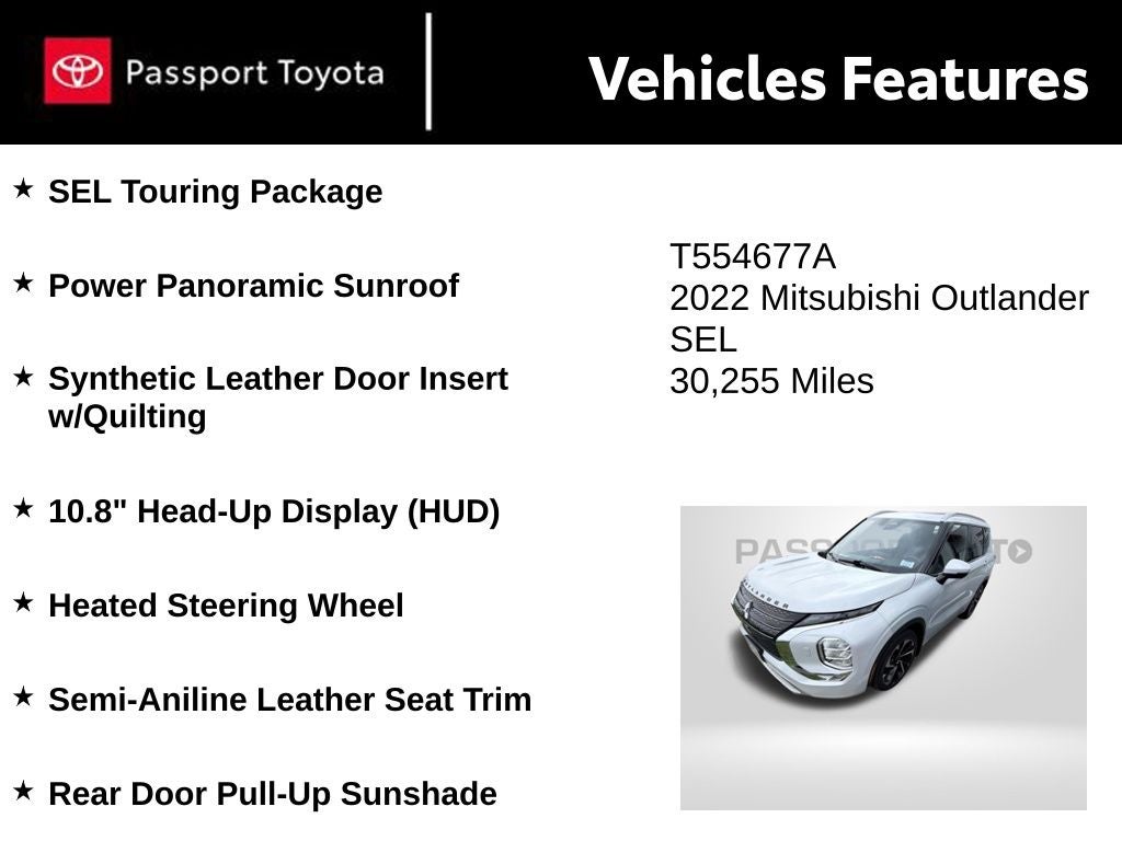 2022 Mitsubishi Outlander SEL