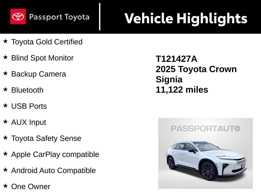2025 Toyota Crown Signia Limited