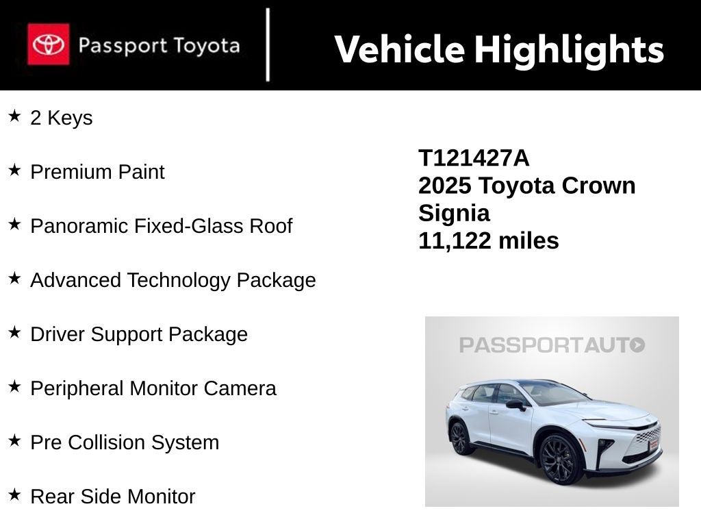 2025 Toyota Crown Signia Limited