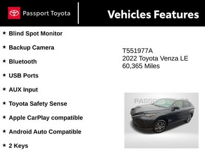 2022 Toyota Venza LE