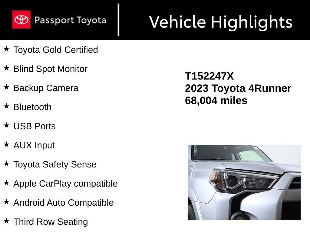 2023 Toyota 4Runner SR5