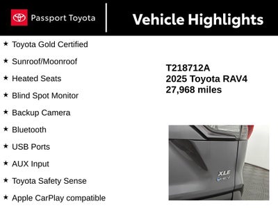 2025 Toyota RAV4 Hybrid XLE Premium