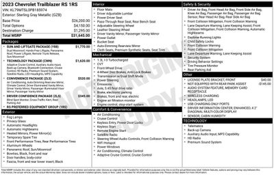 2023 Chevrolet TrailBlazer RS