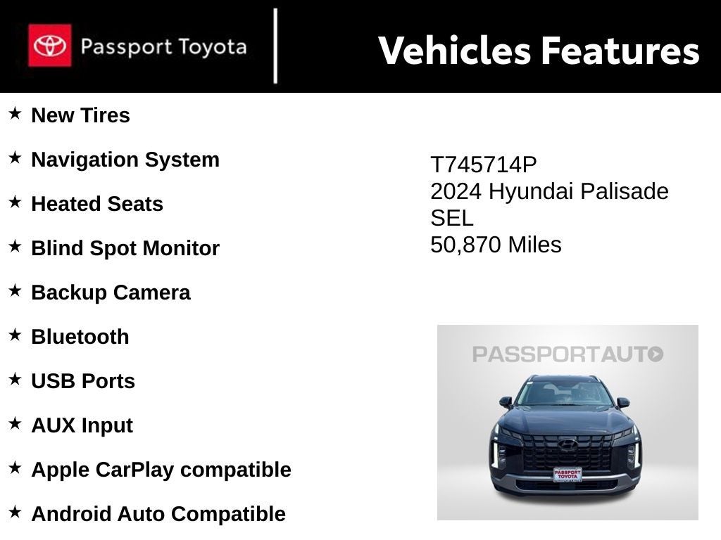 2024 Hyundai Palisade SEL 7 Passenger