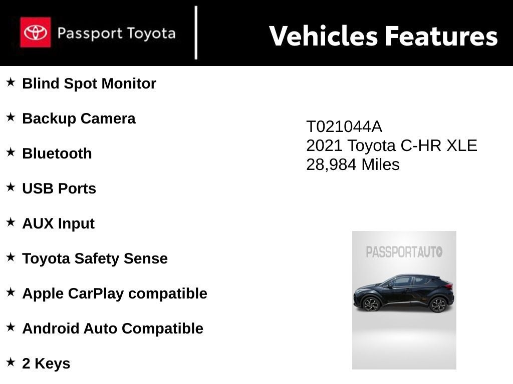 2021 Toyota C-HR XLE