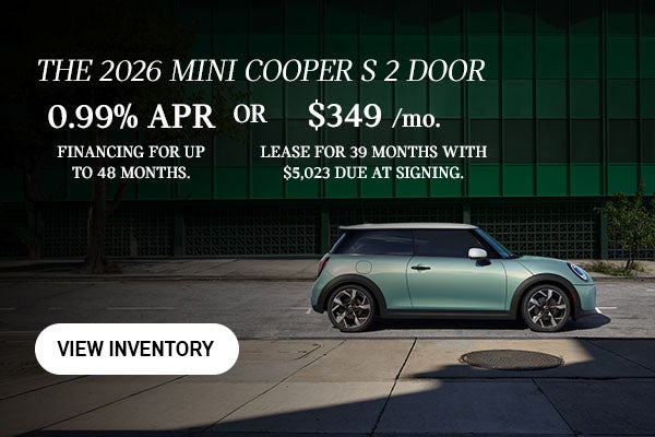 MINI Cooper S 2 Door APR Lease