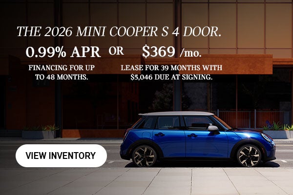 MINI Cooper S 4 Door APR Lease