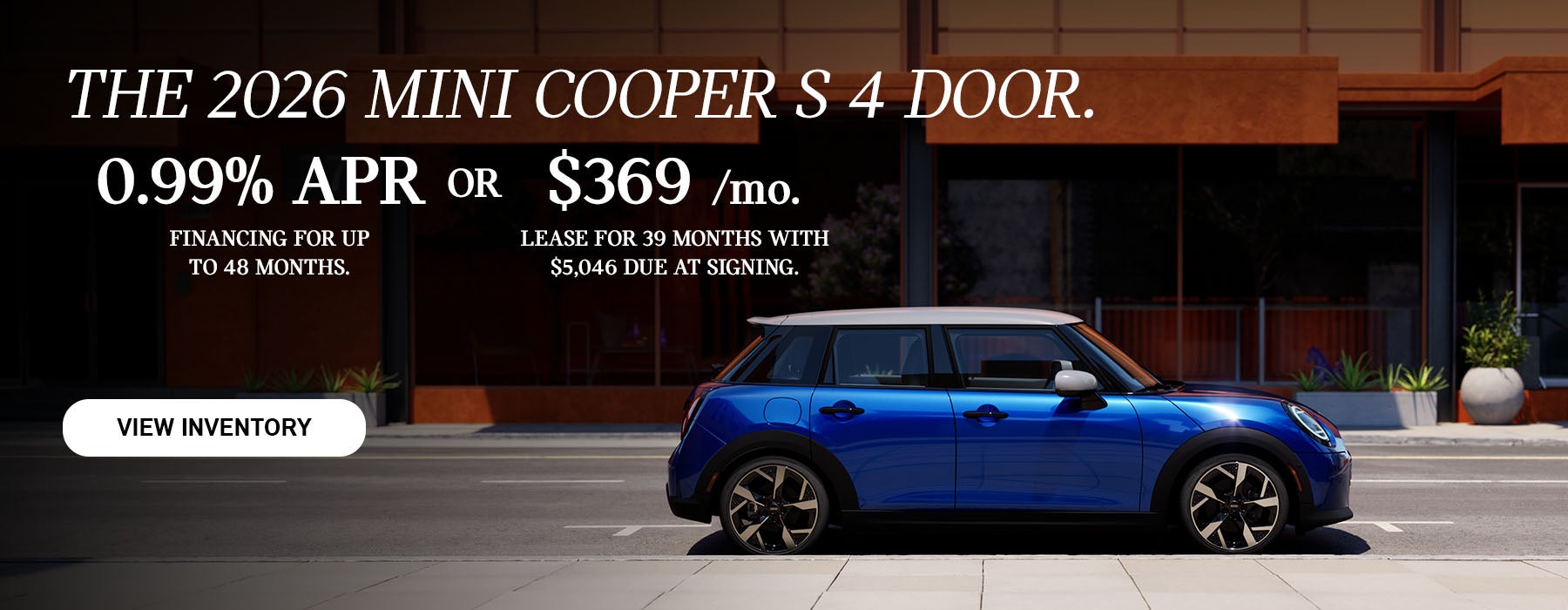 MINI Cooper S 4 Door APR Lease