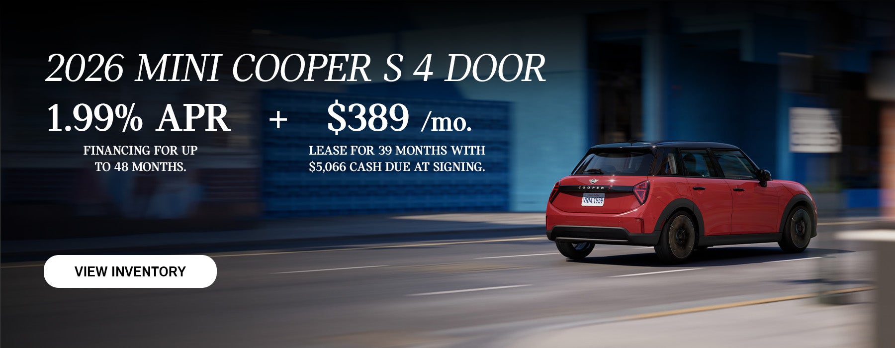 MINI 4 Door driving